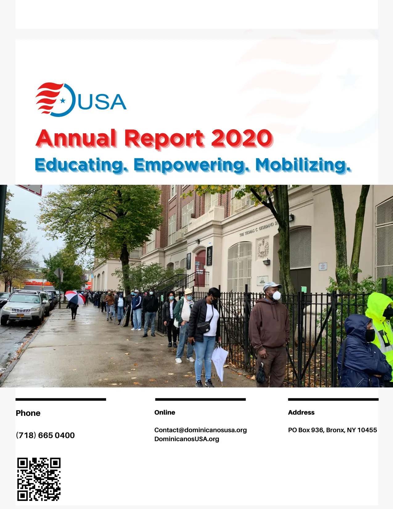 DUSA Annual Report 2020 — Educating. Empowering. Mobilizing.